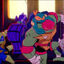 The Turtles, April and Splinter (Shadow of Evil)