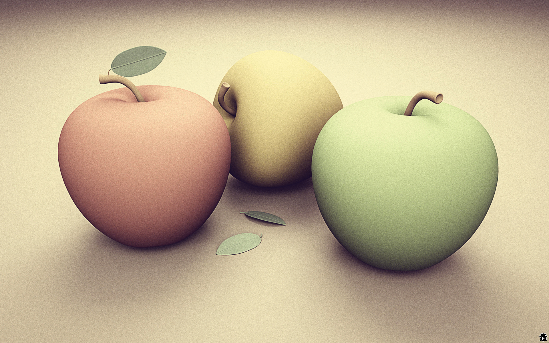 Pastel Apples