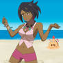 Palossand used the quicksand attack against Olivia