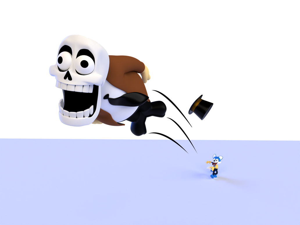 Comically Fat Bone Man Gets Thrown by Comically S- by TheLapisBlock22 ...