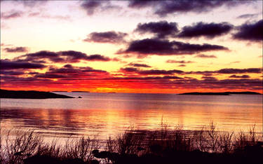 A Beautyful Daybreak On October 30 In The Archipel