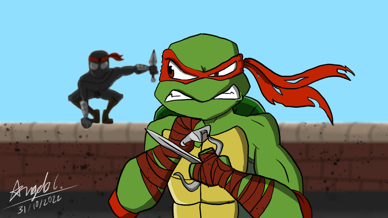 Raph Rooftop Train Raph on the rooftop by BlueboiiiTheNerd on DeviantArt