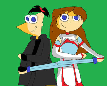 Phineas and Isabella - Kirito and Asuna