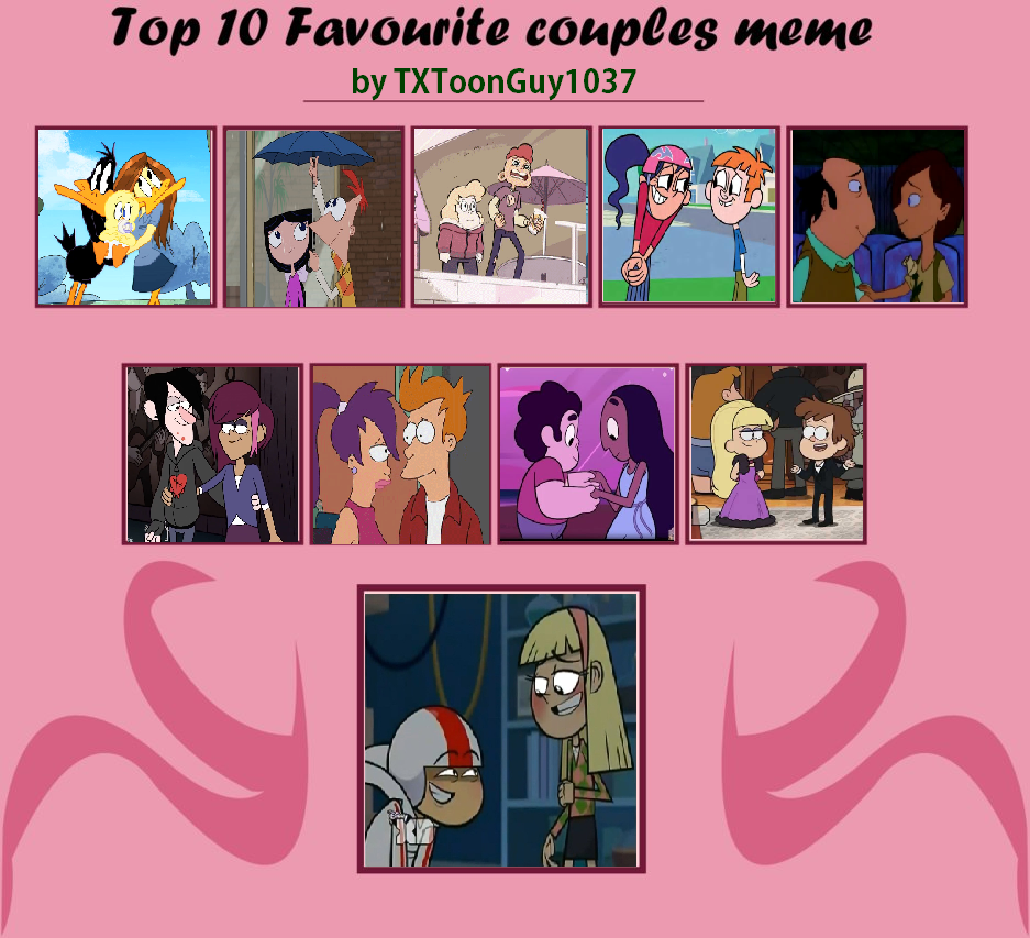 My Top 10 Animated Cartoon Couples by TXToonGuy1037 on DeviantArt