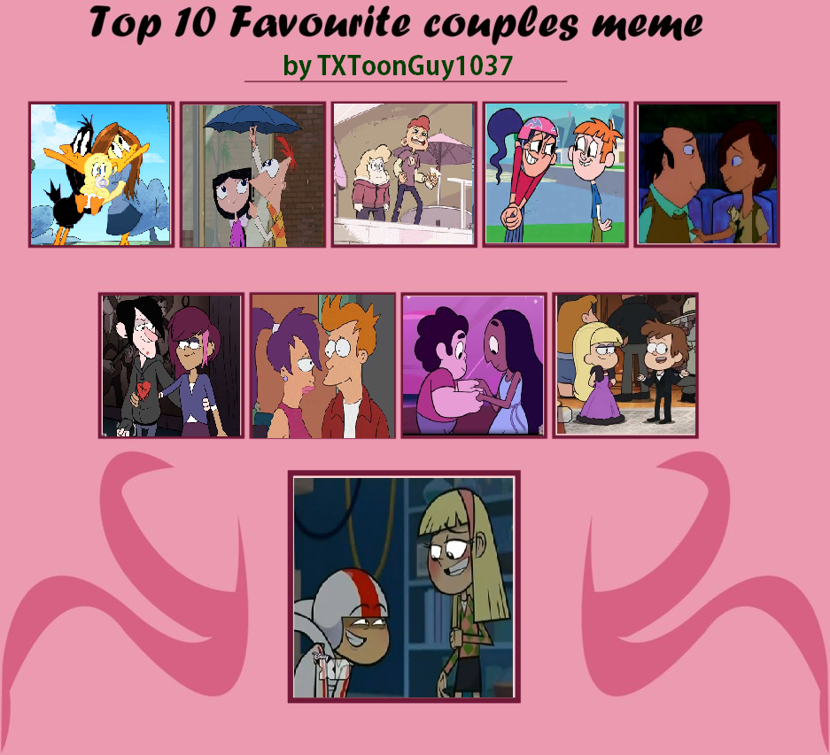 My Top 10 Animated Cartoon Couples