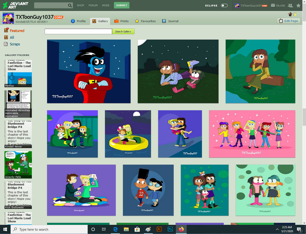 Deviantart Randomguy1001 My Classic Deviantart Page - TXToonGuy1037 by TXToonGuy1037 on DeviantArt