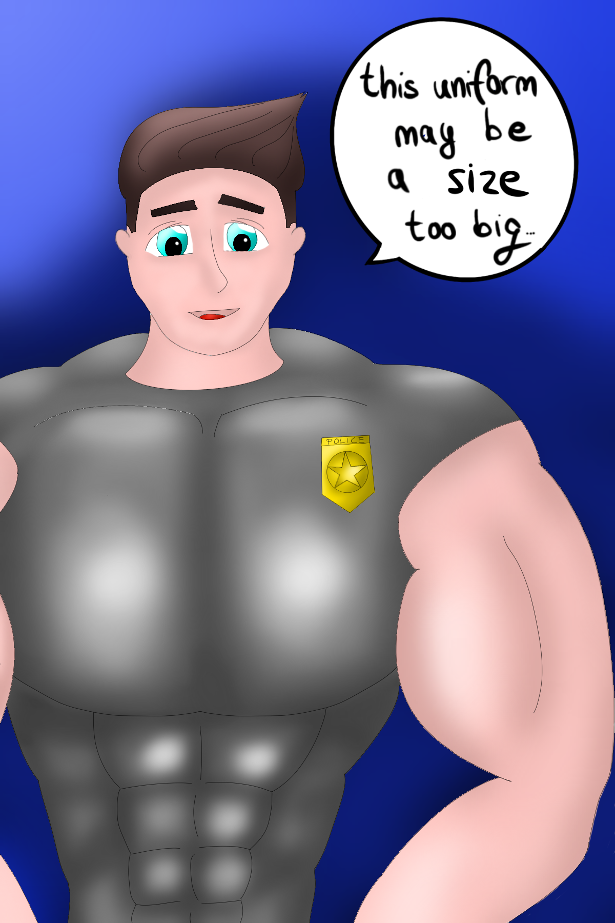 Buff Cops Deviantart Buff Police Officer by BigMuscleNerd on DeviantArt
