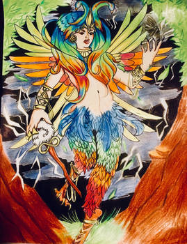 The harpy queen of the storms: finished 