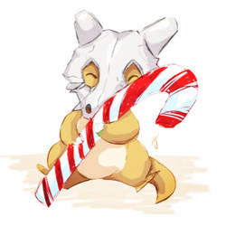 Day 1 - Cubone (CandyCane)!