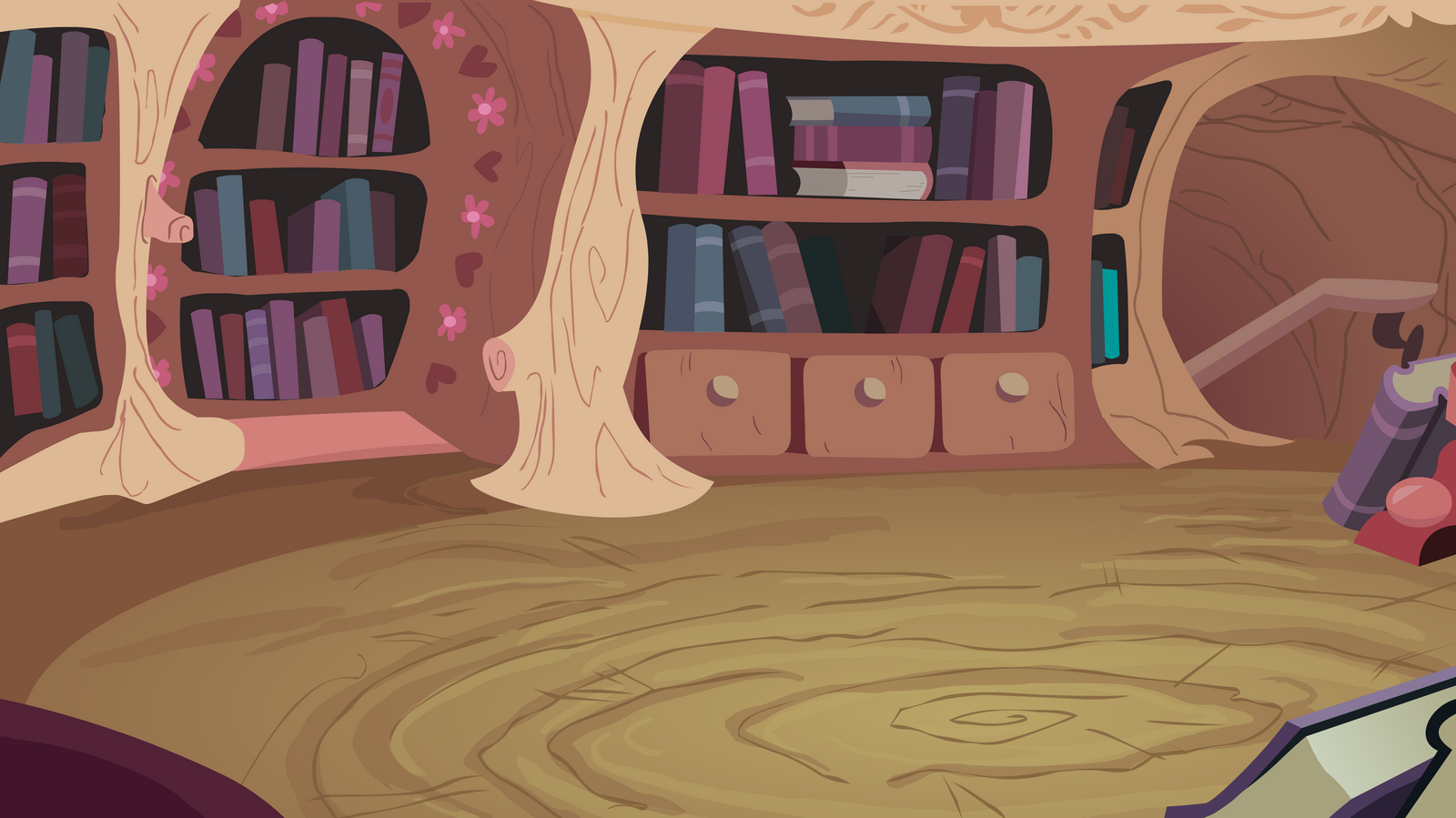 Background Twilight's Library