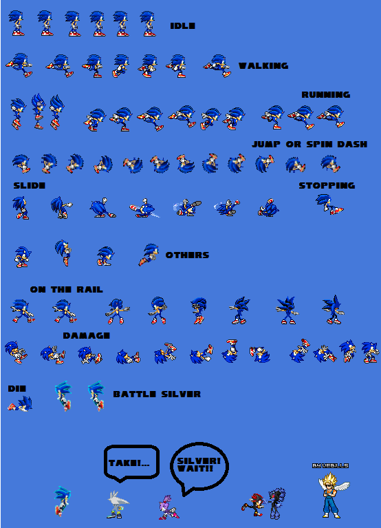 Sonic sprites: 32X edition by DelayArtWorks on DeviantArt