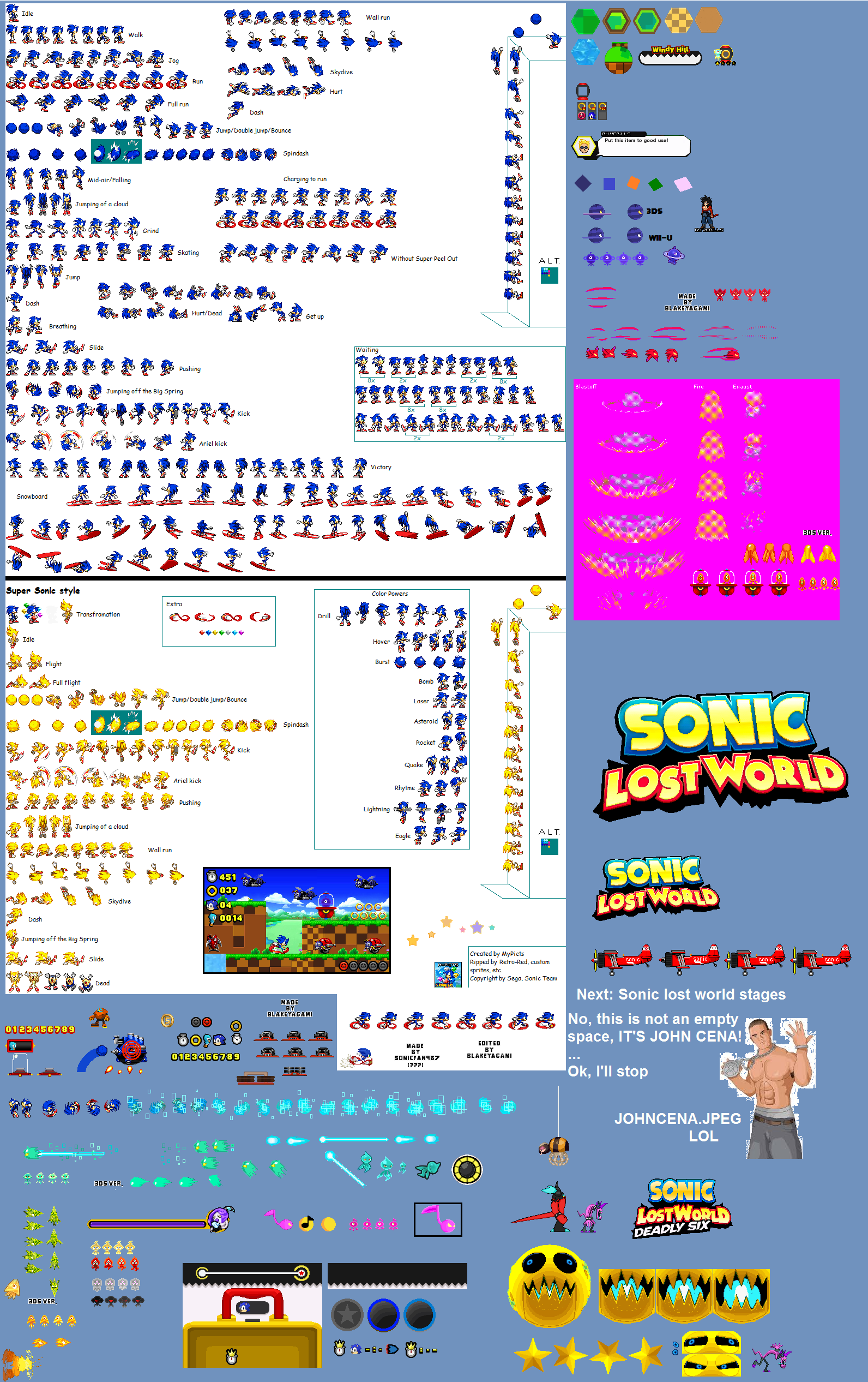 Sonic World :: Media Center :: Sprite Archive :: Sonic