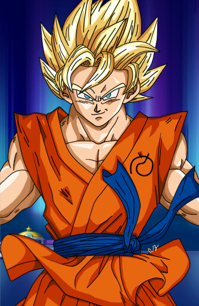 Goku Super Saiyajin 1  Dragon ball, Anime dragon ball super