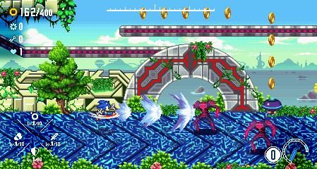 Sonic Frontiers Gameplay Mockup with new hud by NRU07 on DeviantArt