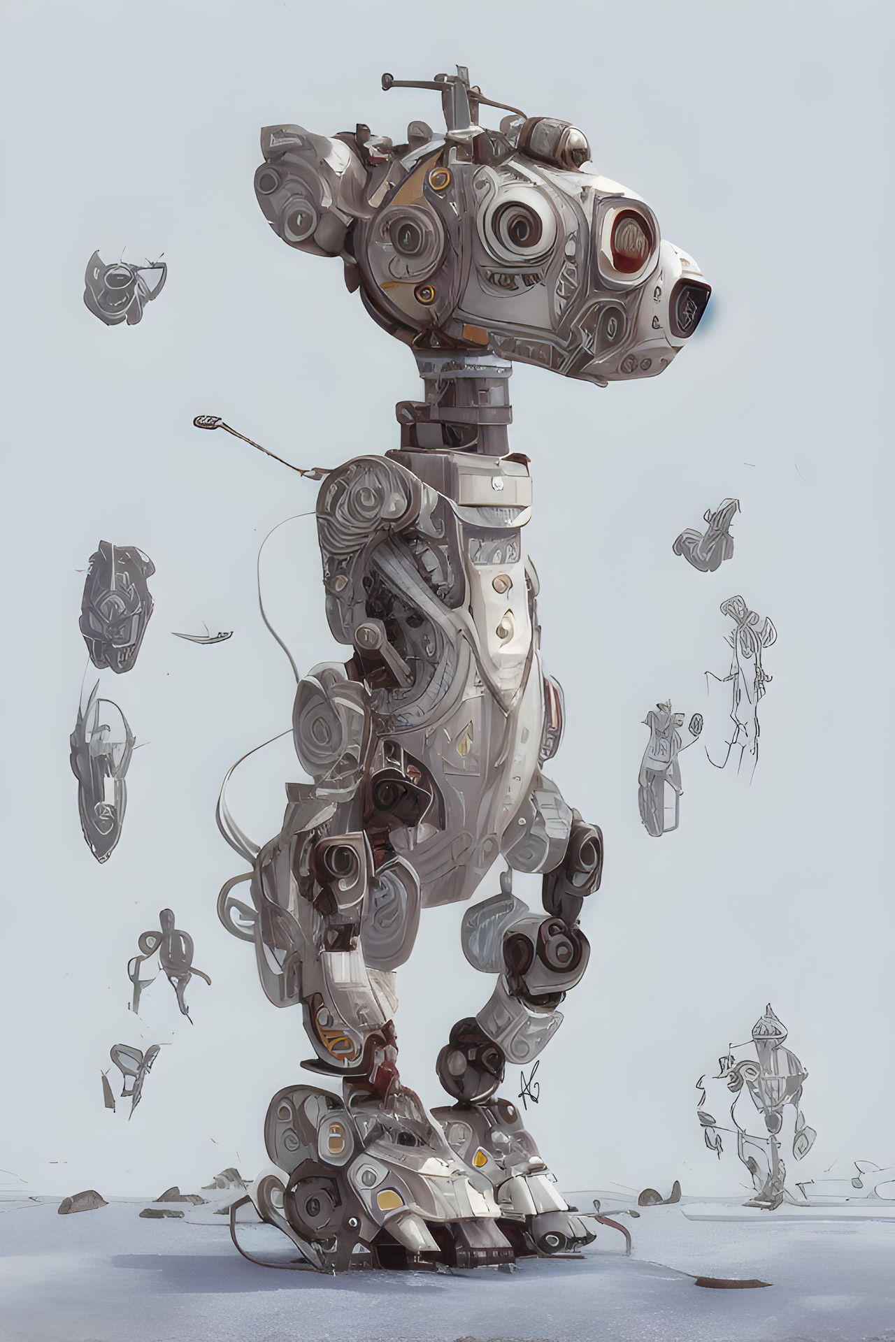 Robot Table Deviantart Robot 10 by mckyblu on DeviantArt