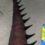 Giant rubber dragon tail