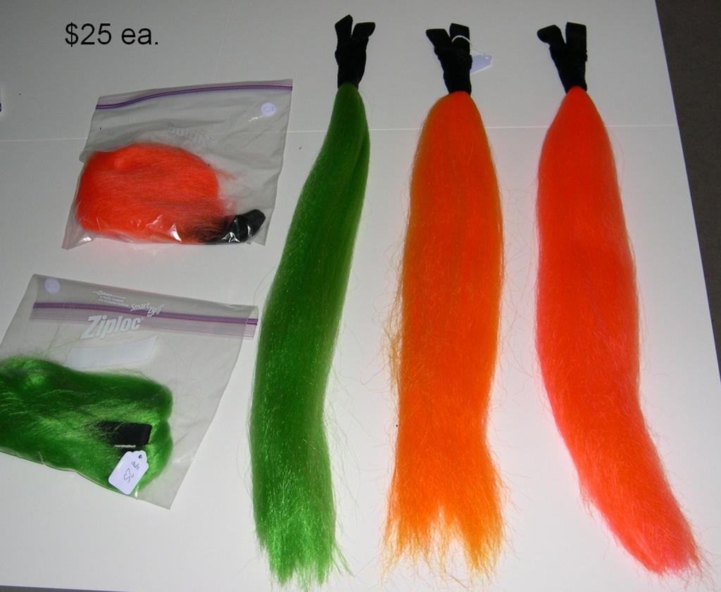 Equine tails for sale (bright colors)