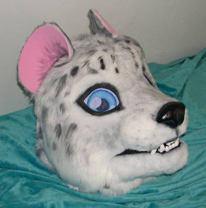 Snow leopard head commission