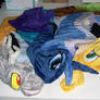 Bronycon stuff #1: flat giant plush