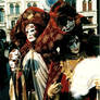 Masked couple in Venice