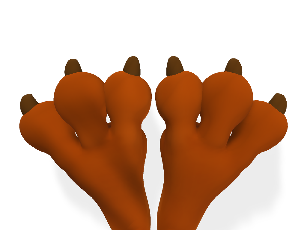 Wile E. Coyote Feet Close Up 3D 4 by LD1998 on DeviantArt