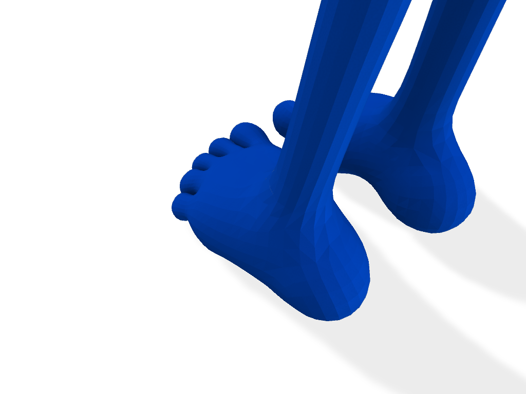 Sonic The Hedgehog Feet Close Up 3D 7 by LD1998 on DeviantArt