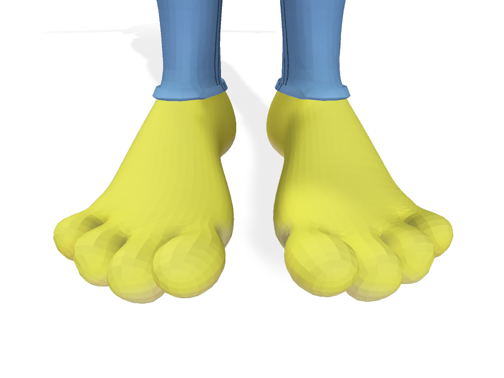 Jenn The Rabbit Feet Close Up 3D by LD1998 on DeviantArt