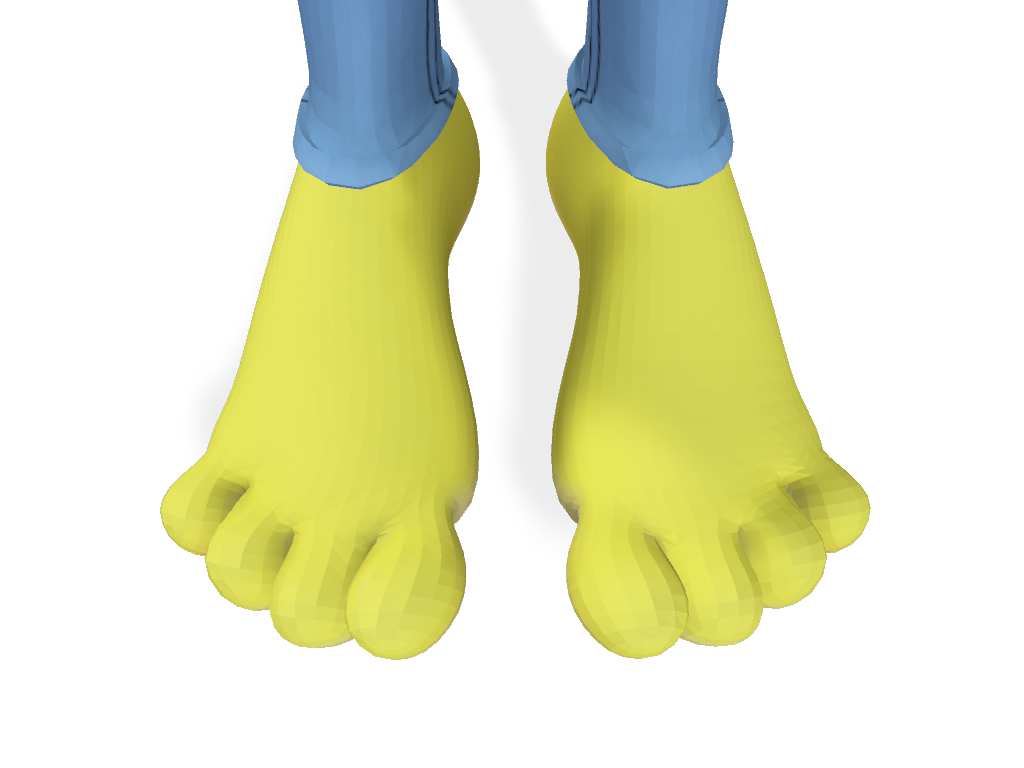Jenn The Rabbit Feet Close Up 3D 5 by LD1998 on DeviantArt