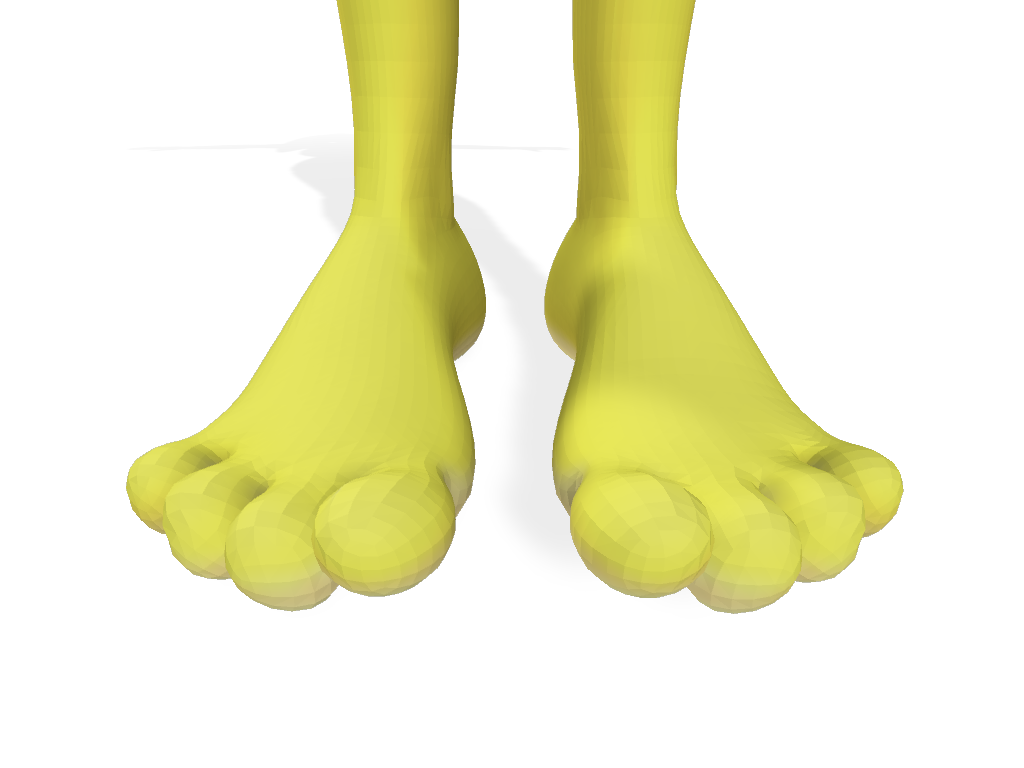 Jenn The Rabbit Feet Close Up 3D (Alternate) by LD1998 on DeviantArt
