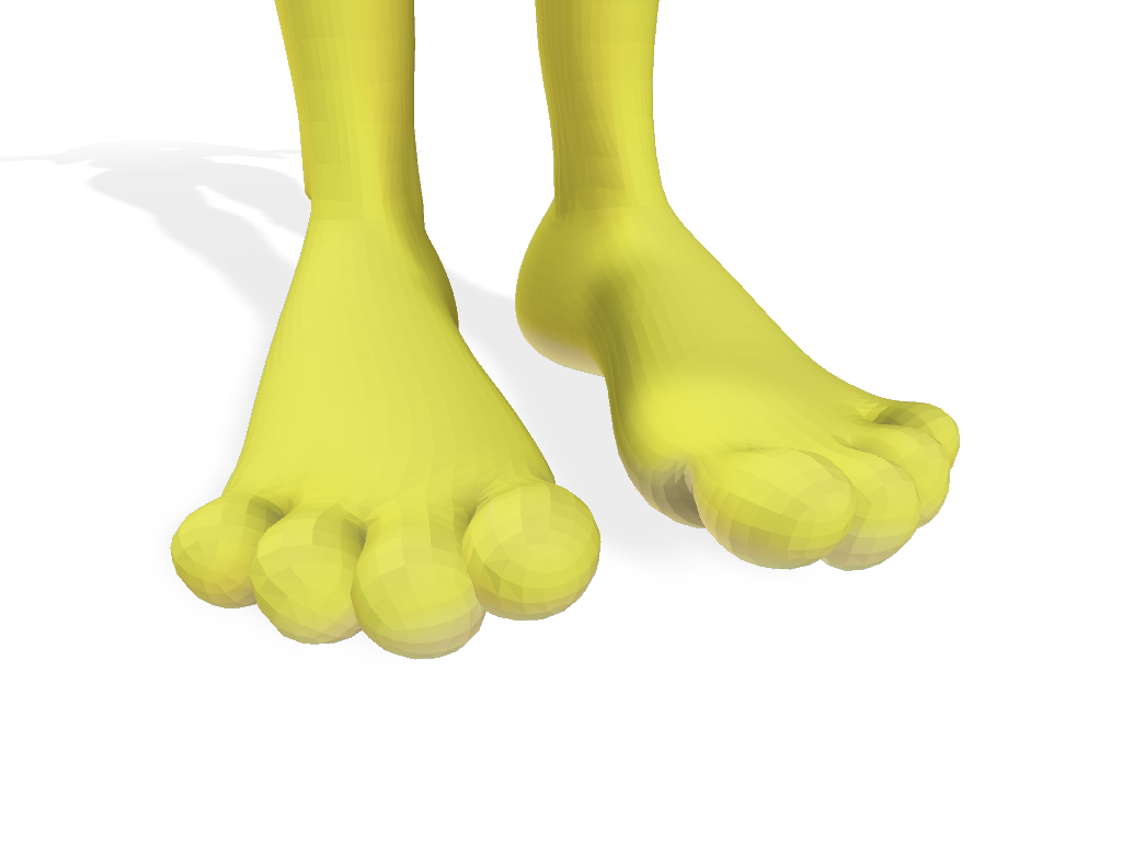 Jenn The Rabbit Feet Close Up 3D (Alternate) 2 by LD1998 on DeviantArt