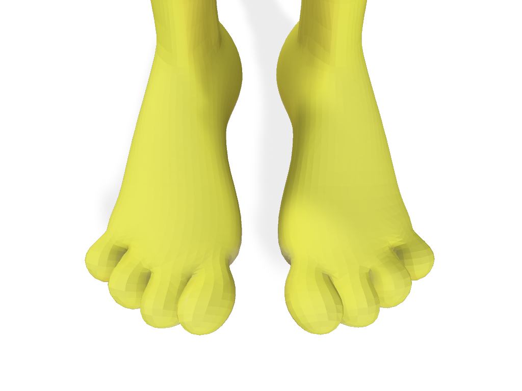 Jenn The Rabbit Feet Close Up 3D (Alternate) 5 by LD1998 on DeviantArt