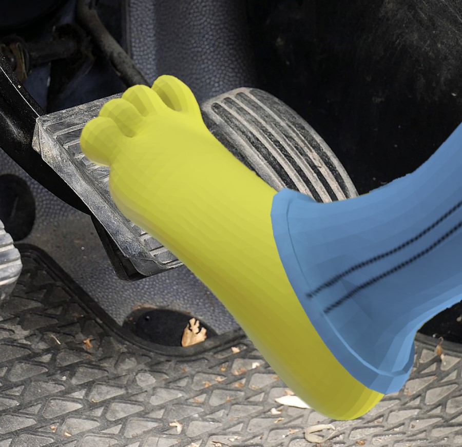 Jenn The Rabbit (Barefooted) Pedal Press 3 by LD1998 on DeviantArt