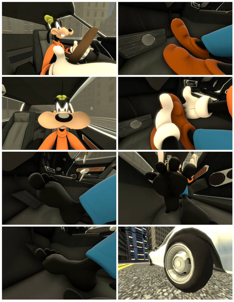 Engineer Goofy Driver Goofy's Driving Frustration by LD1998 on DeviantArt