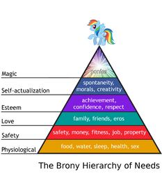 The Brony Hierarchy of Needs