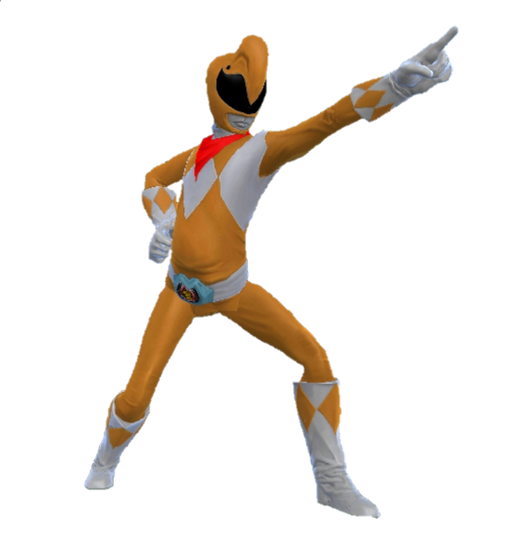 Orange Fox Ranger Pr Power Rangers Legacy Wars - MMPR Orange Vector (3) by ...