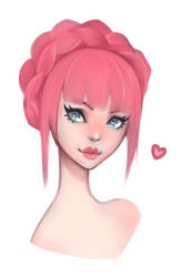 Pink doodle