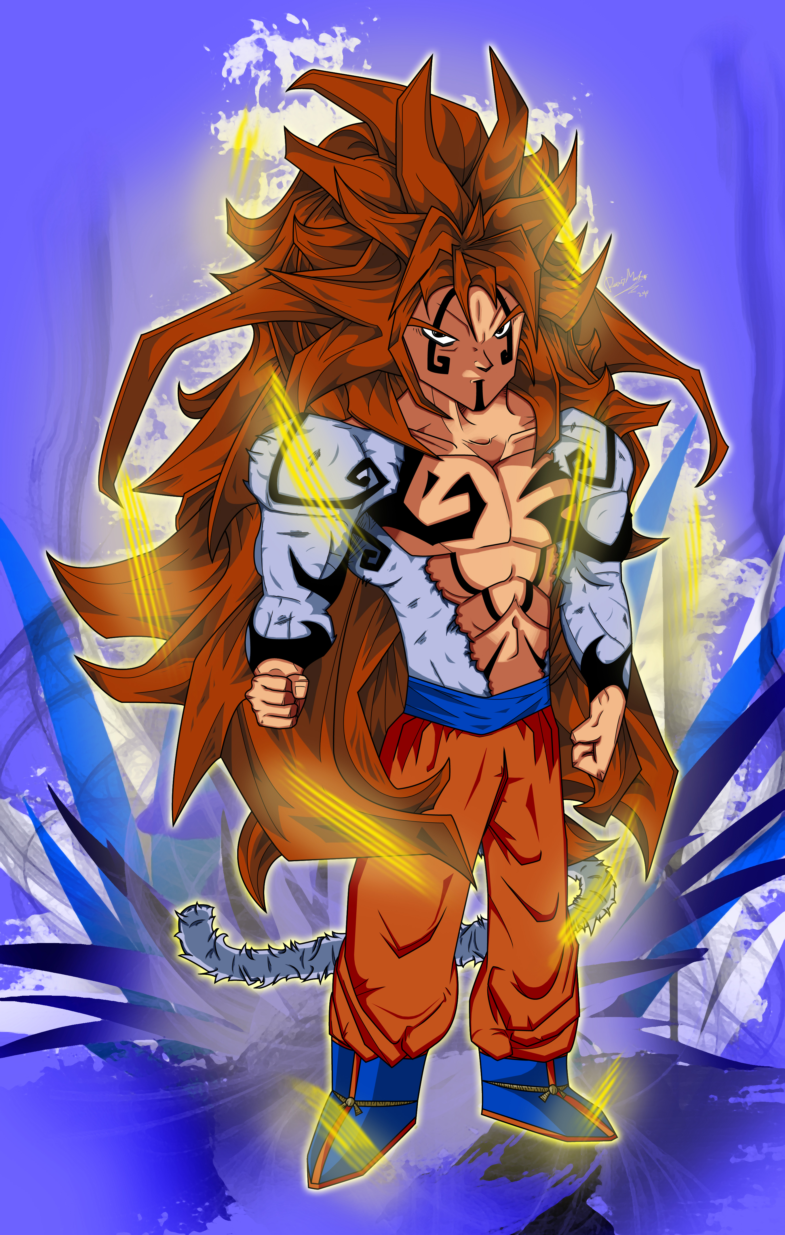 Dragon ball AF Goku super saiyan 5  Dragon ball super manga, Anime dragon  ball goku, Dragon ball art goku