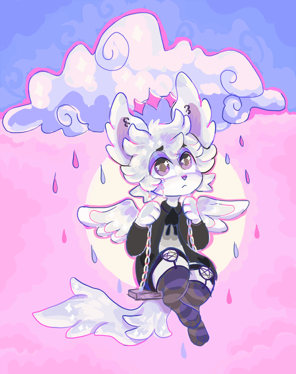 cotton candy tears