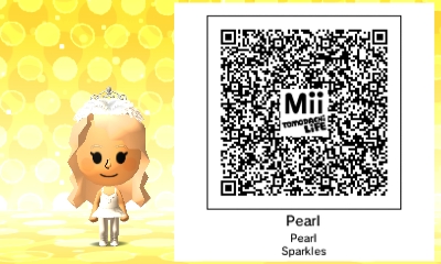 Tomodachi Life Qr Code Pearl Sparkles By Pikapikagirl1 On Deviantart