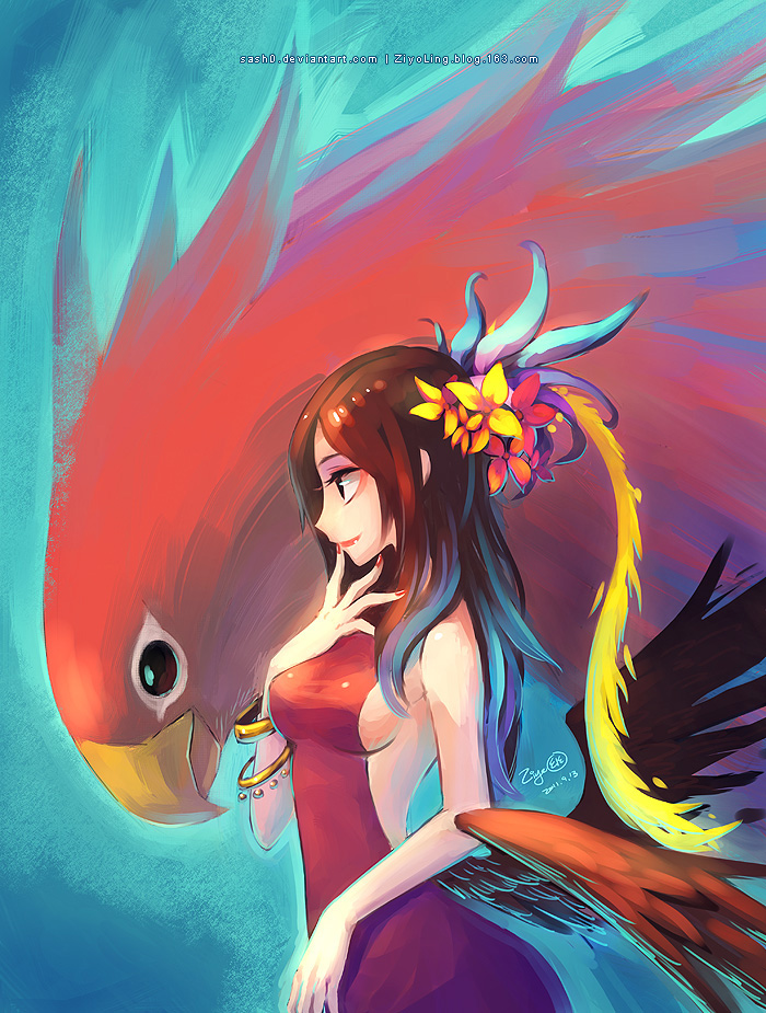 Colorful Wings: Parrot