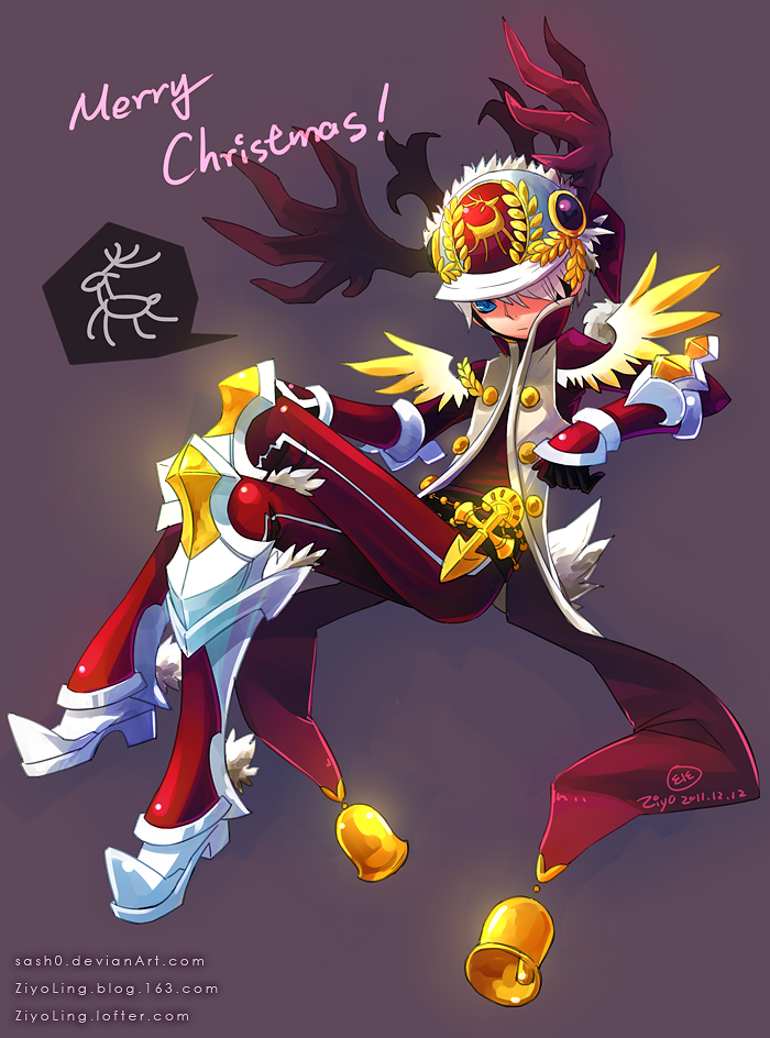 DragonNest: Xmas Costume of Cleric-Red