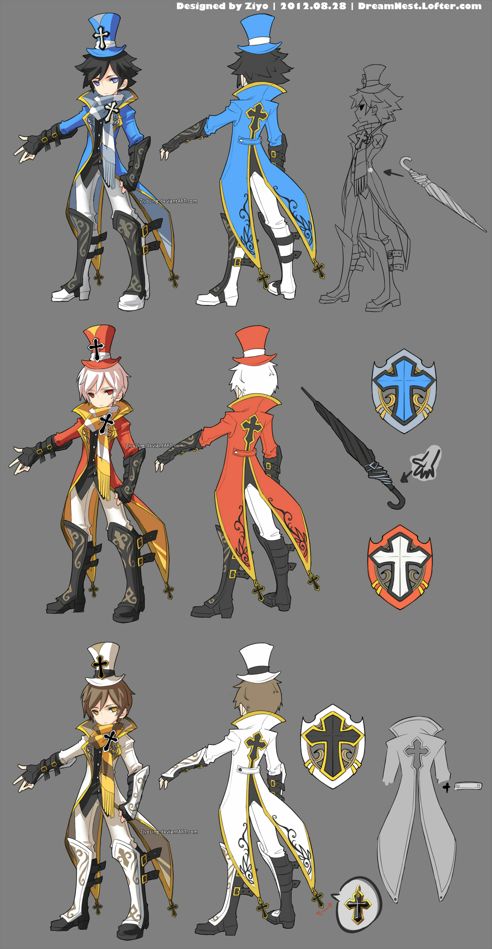 DragonNest Costume design-Cleric