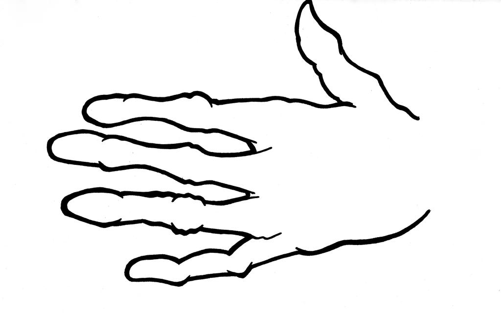 Hand Outliner Hand Outline by crossett on DeviantArt