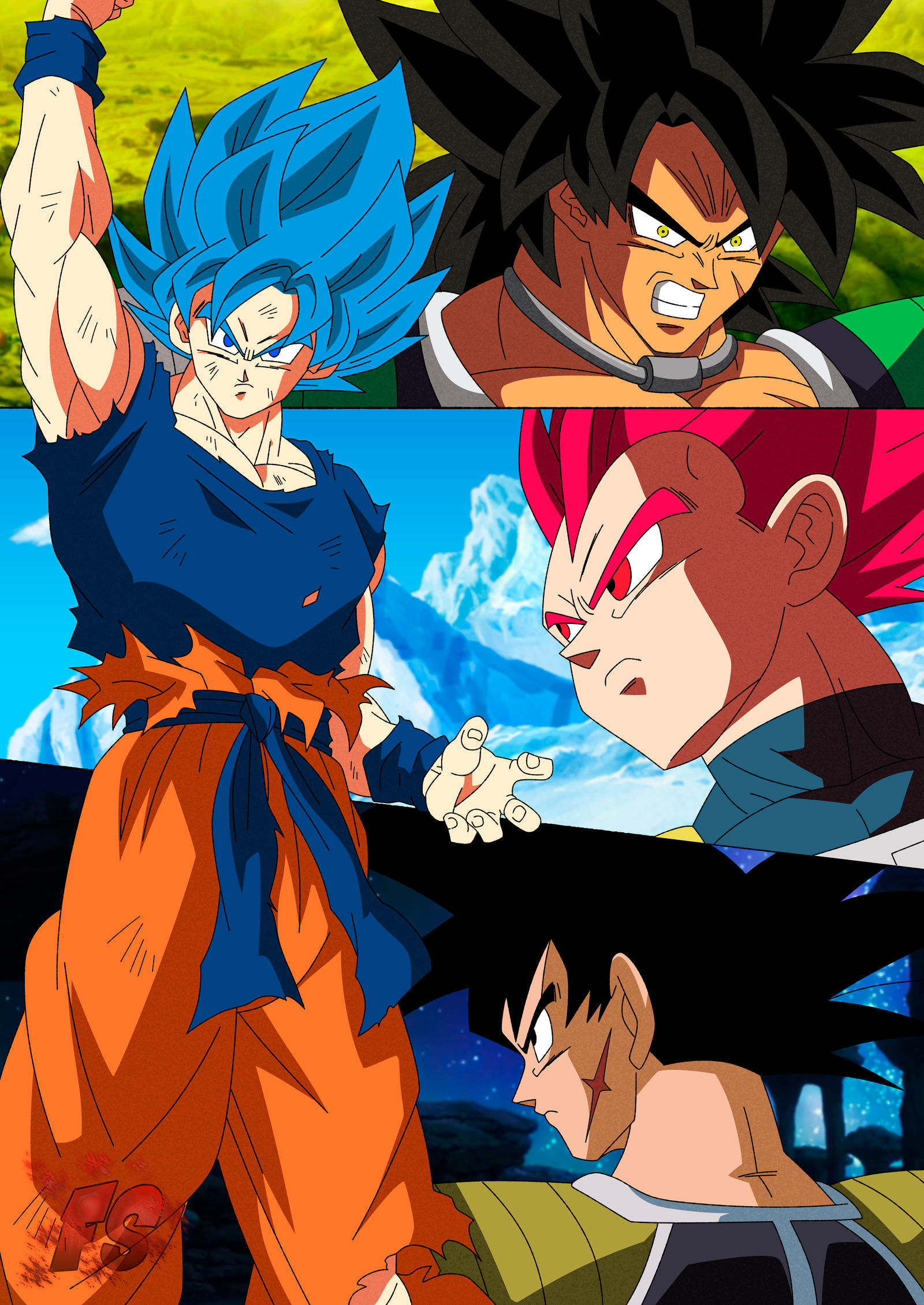 Dragon Ball Super Broly Poster By Fradayesmarkers On Deviantart