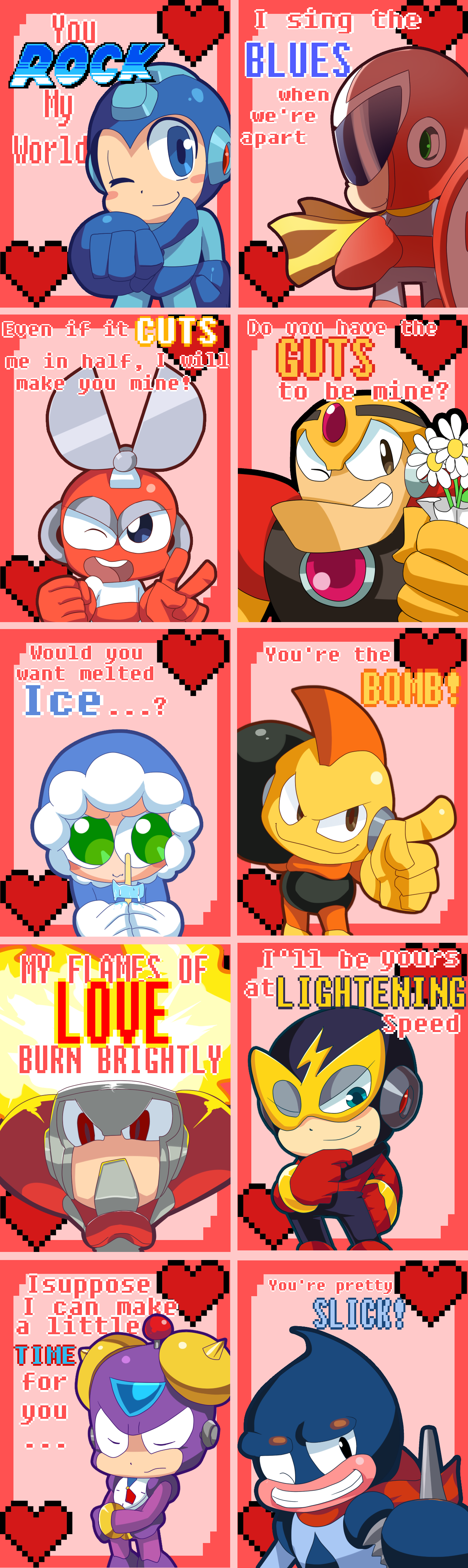 Megaman Valentines