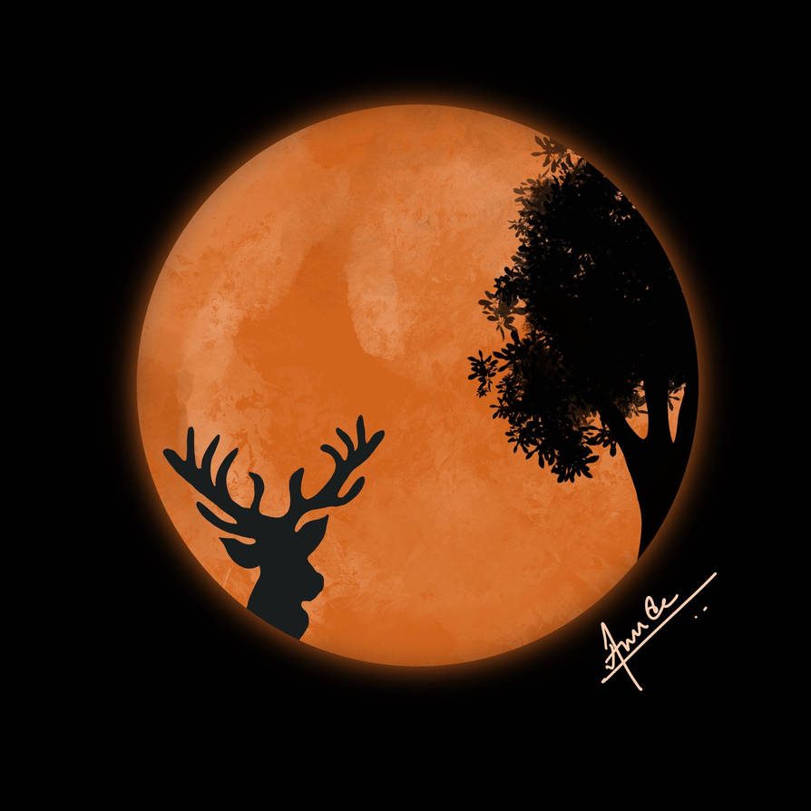 Moon Deer By Anushree99 On DeviantArt moon-deer-by-anushree99-on-deviantart