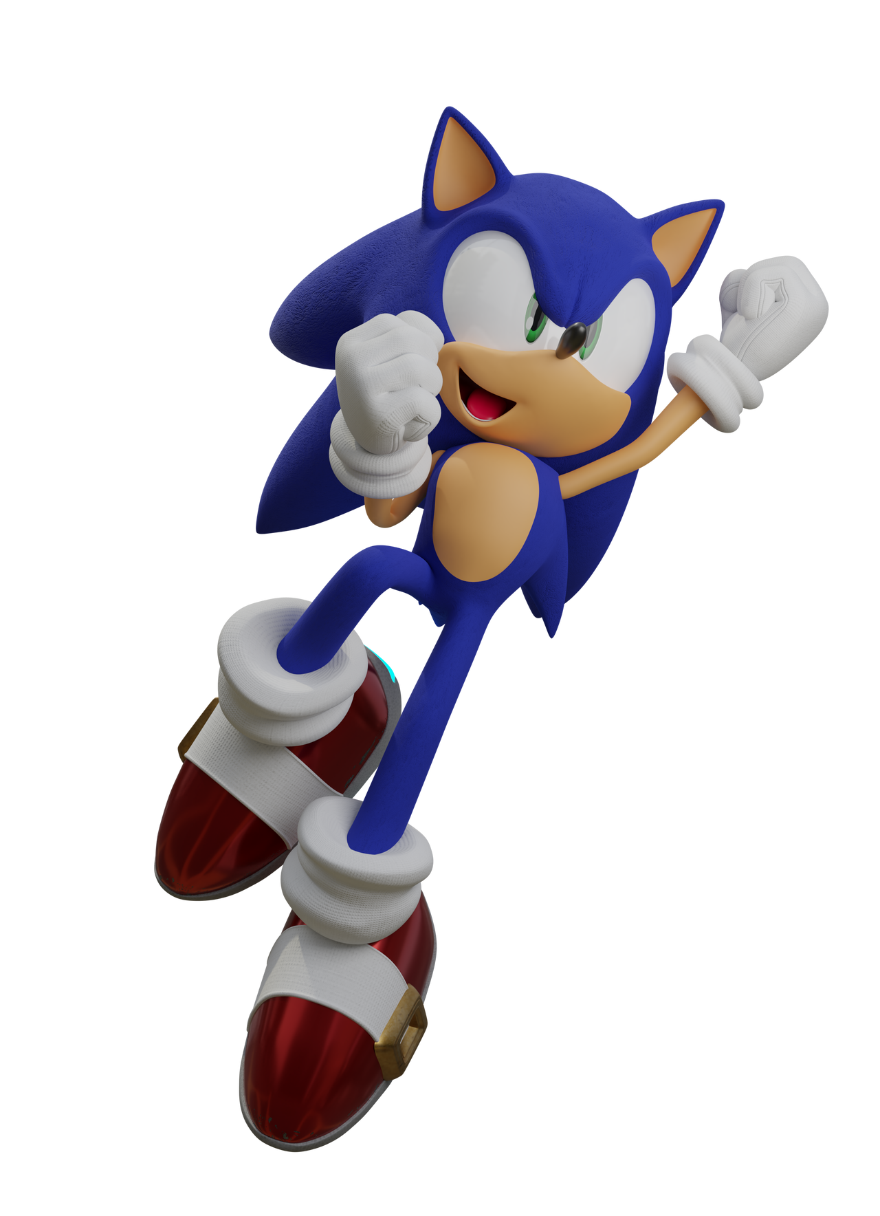 First Sonic First Sonic Render by JoyousJrel on DeviantArt