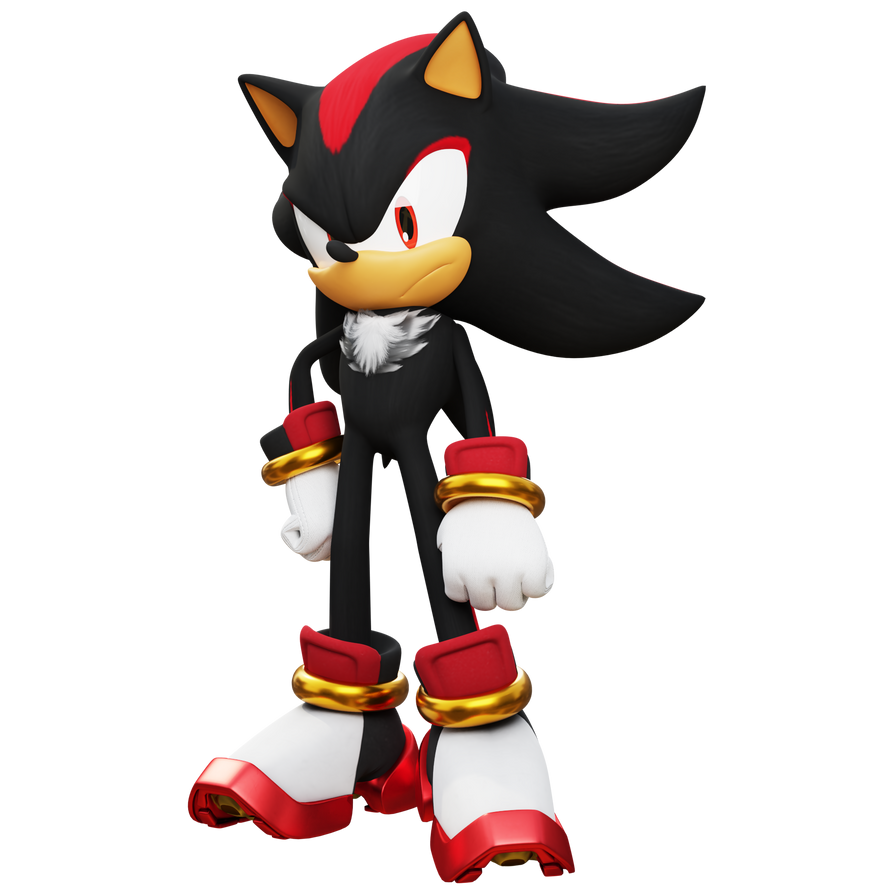 Shadow X - Shadow 1st Render by ultraload on DeviantArt