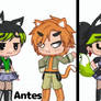 Kenny con Amy-Antes y Despues