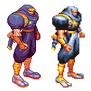 Ginzu the ninja, Captain Commando, Pixel upgrade.